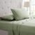 Bamboo Comfort® 3-Line Bamboo Sheet Set – Bamboo 4 Piece Luxury Solid Sheet Set, Twin XL – Sage
