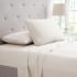 Bamboo Comfort® 3-Line Bamboo Sheet Set – Bamboo 4 Piece Luxury Solid Sheet Set, Twin XL – Ivory