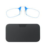 Ultra-Thin Bendable & Portable Reading Glasses + Pouch for Phone – Compact Reading Glasses Blue +1.00