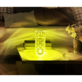 Crystal Diamond Cut Table Lamp