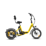 Addmotor Citytri E-310 Mini Electric Trike with 750W 20Ah Best Electric Tricycle Under $2000 Up To 90 Miles – Yellow