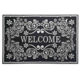 Rectangular Durable Rubber Indoor/Outdoor Mat – Valentini Silver
