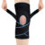 Copper-Infused Knee Compression Sleeve with Adjustable Straps – Blue