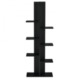 Open Concept 7-Tier Display Bookcase – Black