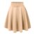 Women’s Versatile Stretchy Flared Casual Skater Skirt – 2X-Large – Khaki