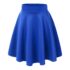 Women’s Versatile Stretchy Flared Casual Skater Skirt – Medium – Royal Brite