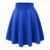 Women’s Versatile Stretchy Flared Casual Skater Skirt – 2X-Large – Royal Brite