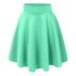 Women’s Versatile Stretchy Flared Casual Skater Skirt – X-Small – White