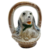 Decorative Collectable Porcelain Hand-Painted Figurines – Porcelain-Animal-Basket-Dog