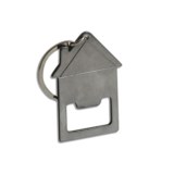 HomeChampsÂ® House-shaped Bottle Opener Metal Key Chain (4-Pack)