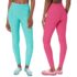 Women’s Ultra-Soft Seamless Space Dye Marled Leggings (2-Pack) – Small / Medium – Assorted