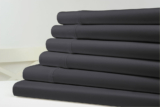 Kathy Ireland® 1,200TC 6-Piece Cotton Sheet Set – Queen – Charcoal