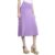 Women’s Solid Lightweight Flare Midi Pull-on Skirt – Lilac – Small