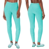Women’s Ultra-Soft Seamless Space Dye Marled Leggings (2-Pack) – Large / X-Large – Mint