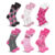 Breast Cancer Awareness Compression Socks (6-Pair) – Crew – L/XL