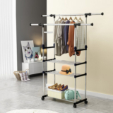 Extendable Garment Hanging Rack