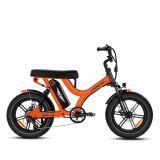 Addmotor HEROTAN M-65X Cruiser Electric Bike, 48V20Ah Long Range Battery up to 105+ Miles per Charge£¬EB 2.0 Samsung (21700-5000mah), Orange