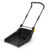 Folding 24” Rolling Snow Shovel/Pusher – Black