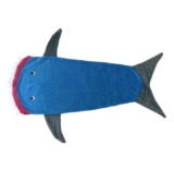 Mermaid or Shark Tail Micro-Mink Blanket – Blue/Gray Shark