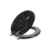Round Toilet Seat with Easy Clean & Change Hinge – Black