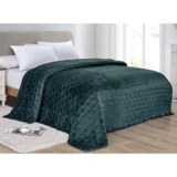Sheridan Amrani Embossed Microplush Blanket – King – Green