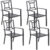 Outdoor Patio Dining Arm Chairs (Set of 2 to 6) – Set of 4