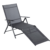 Outdoor Adjustable Chaise Lounge Chair (1- or 2-Pack) – Gray (1 Pack)
