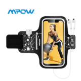 MPOWÂ® Sports Armband with Adjustable Strap, Key & Headphone Holder