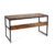 Industrial 55″ Computer Desk with Storage Shelf  – Coffee