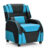 Youth Gaming Recliner with Headrest & Footrest – Blue