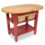 Elliptical C-Table With 1-1/2″ Thick Edge Grain Top – 48″ x 30″ x 1-1/2″ – Without Shelf – Natural Maple