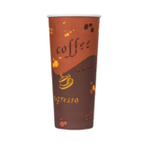 Karat 24oz Paper Hot Cups (90mm), Coffee Print – 500 pcs
