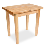 Maple Classic Country Work Table With 1-1/2″ Thick Top – 48″ x 36″ x 1-1/2″ – Alabaster