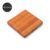 Cherry Square Edge-Grain Board with Rubber Feet – 9″ x 9″ x 1-1/2″