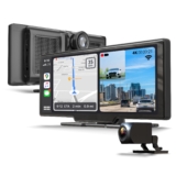 REXING CPDuo Pro – Wireless Apple CarPlay / Android Auto Receiver with 10.26-inch LCD Touchscreen