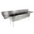 18GA Compartment Sinks, 4-Bowl, 2 Drainboard, 14″ Deep Bowl (E-Series)