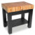 36″ x 24″ x 5″ Maple Homestead Block With Lower Shelf And Utensil Drawer – Caviar Black