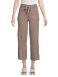 Women’s Georgie Rib Knit Cropped Pants – Ash
