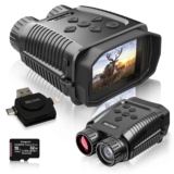 REXING B1 Mini – 1080p Night Vision Mini Digital Binoculars – Travel Infrared Binoculars Save Image And Video w/ Viewing Screen, High-Tech Hunting Gea