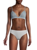 Sablyn Women’s Danica Silk & Cashmere-blend Knit Bra – Sky