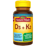Nature Made Vitamin D3 + K2 Softgels