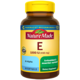 Nature Made Vitamin E 1000 IU (450 mg) dl-Alpha Softgels