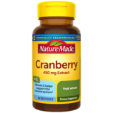 Nature Made Cranberry Super Strength 450 mg with Vitamin C Softgels