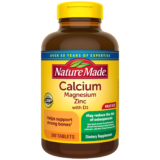 Nature Made Calcium, Magnesium and Zinc with Vitamin D3 Tablets