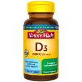 Nature Made Vitamin D3 1000 IU (25 mcg) Softgels