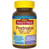 Nature Made Postnatal Multivitamin + 200 mg DHA Softgels