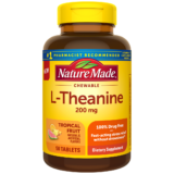 Nature Made L-Theanine 200 mg Chewable Tablets