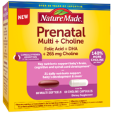 Nature Made Prenatal Multi Softgels + Choline Capsules