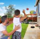 BriteNWAY Adjustable Height Kids’ Basketball Hoop Playset