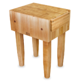 “PCA” Maple Butcher Block With 10″ Thick End Grain Top – 24″ x 18″ x 10″ – Caviar Black